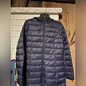 The North Face Women's Long Navy Puffer Jacket